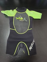 Aquasport 兒童短袖潛水衣防寒衣