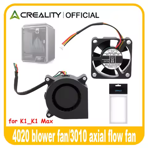 Creality Official K1C/K1 MAX Fans, 4020 Blower Fan DC 24V 3010 Axial Cooling Fan Extruder Hotend Hea