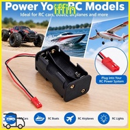 IFFIN 1/2/4pcs RC ON/ Switch, Plastic Black JST Connector 6V Receiver Box, High Quality 5.7*3.0*3.0c