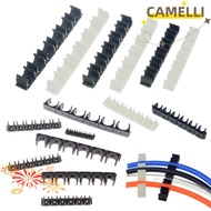 CAMELLI5Q Hose Clamp, 4mm 6mm 8mm 10mm 12mm Air Hose Water Pipe Holder,  Gas Compressor 6 Way Fixing