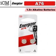 2 x Energizer A76 / LR44 1.5v Button Cell Battery Pack