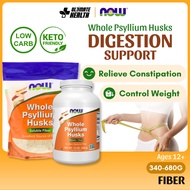 Now Foods, Whole Psyllium Husk Fiber, Improve Digestive, Relieve Constipation, Weight Loss Support, 
