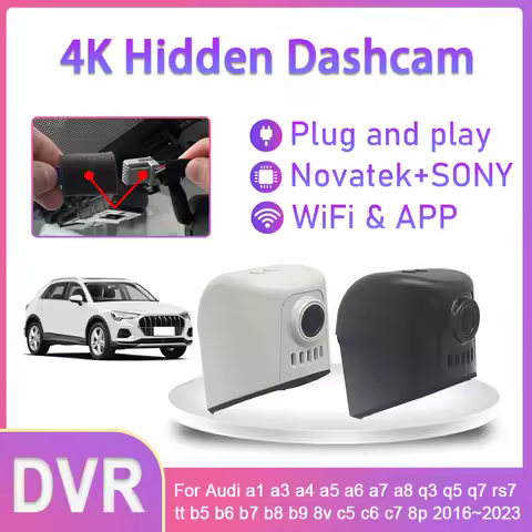 New! Plug And Play Dash Cam For Audi a1 a3 a4 a5 a6 a7 a8 q3 q5 q7 rs7 tt b5 b6 b7 b8 b9 8v c5 c6 c7