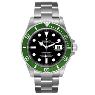 Rolex Rolex Submariner Kermit Green Bezel (Reference 16610LV). A stainless steel, green-dial automat