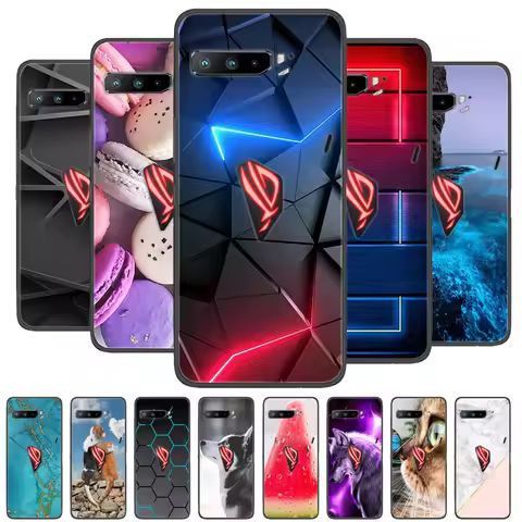 For ASUS ROG Phone 3 ZS661KS Case Phone Cover Silicone Soft TPU Back Cover for Asus ROG 5 ZS673KS Ca