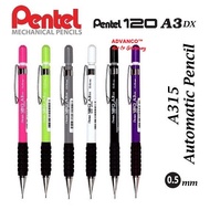 PENTEL 120 (A315) MECHANICAL PENCIL 0.5MM (AVAILABLE IN 4 COLOURS)