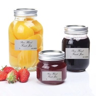 [48H Shipping] High-temperature resistant glass sealed jar, jam jar, honey and bird's nest canning j