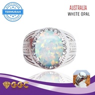 Australian White Opal Stone Ring Original