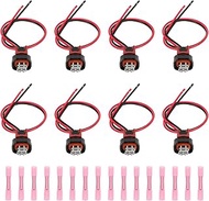 8PCS Injector Pigtail Connector Harness Wire Compatible with L5P Duramax Diesel V8 6.6L Replace 1936