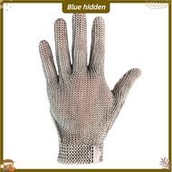 BlueH Stainless Steel Mesh Hand Protection Adjustable Wrist Buckle Gloves Stainless Steel Mesh Cut R