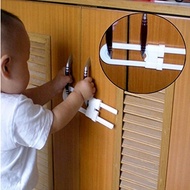 1pc Baby Door Cabinet U Shaped Lock Cupboard Drawer Safety Lock For Children