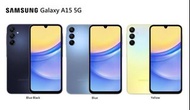 ---沽清！Out of stock！售罄！----Samsung Galaxy A15 5G, A1560, Dual雙卡 (4/128GB: NA | 6/128GB: $1,128)，6.5" 