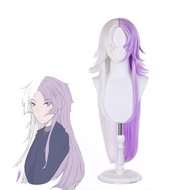 Wenhao stray dogs Season 4 Sigma Two-tone Long Hair cosplay Anime High-Temperature Fiber Wig Cap