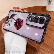 Casing OPPO A3 Pro 5G A3Pro A 3Pro 5G Casing Clear Luxury Aesthetic Shockproof Thickened Air Cushion