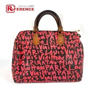 LOUIS VUITTONTH4098 Monogram Graffiti Speedy 30 手提包