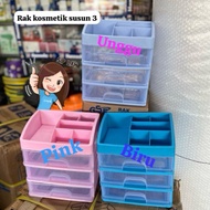 3-tier Cosmetic Drawer Rack/Multipurpose Drawer