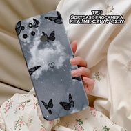 HP Latest Realme C21Y / C25Y Case - Leviora Case - Butterfly Fashion Case - Realme C21Y / C25Y Softc