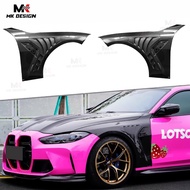 Dry Carbon Fiber Front Fender for BMW G80 G81 M3 G82 G83 M4 2021+ Front Vented Fender Trim Car Acces