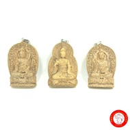 Natural Agarwood Amulet 《沉香观音菩萨、弥勒菩萨、伽蓝菩萨、关圣帝沉香牌》