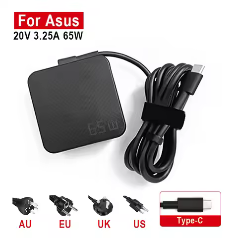 Orginal A19-065N3A For Asus 20V 3.25A 65W USB-C 5V 3A 9V 3A 15V 3A type C Laptop AC Adapter Charger 