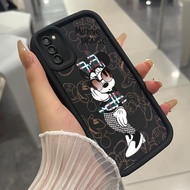 Case For Samsung Galaxy A03s A02s M02s F02s Three-Color Mouse Phone Silicone Shockproof Phone Case