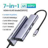 【4K 60Hz】UGREEN 9-in-1 5Gbps USB C Multiport Adapter HUB อุปกรณ์แปลงสัญญาณ HDMI RJ45 for Macbook Air