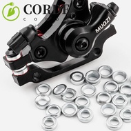 CORDE 2pcs M6 Disc Brake Spacer, Aluminum Alloy M6 Washer Disc Brake Caliper Gasket, Mounting Bolts 