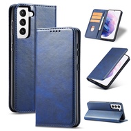 Leather flip for Samsung Galaxy A81 A80 A73 A72 A71 A70 A70S A57 Card slot wallet PU Strong Magnetic