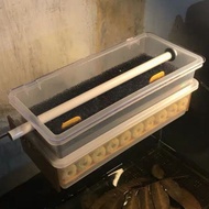 Aquarium water filter set box