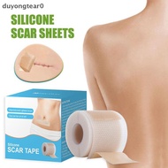 (duyongtear0) 1 Roll Silicone Scar Sheets ,Silicone Scar Sheets ,Self-Adhesive Scar Cover Tape Skin 