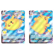 English Pokemon Card Flying Pikachu VMAX - 007/025 /Surfing Pikachu VMAX - 009/025 - Ultra Rare Cele