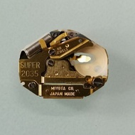 Super2035 movement gold miyota super quartz movement Accessories No Calendar Electronic movement bx1