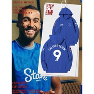 Everton Team Uniform Football Jersey Cardigan Sweatshirt Men Women Fan Uniform Zipper Hooded Jacket 