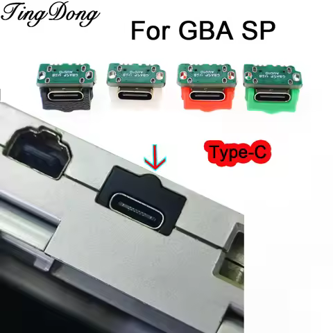 1-5PCS For GBA SP USB-C Type-C Charging Port For Game Boy Advance SP USB to Type-C Easy Installation