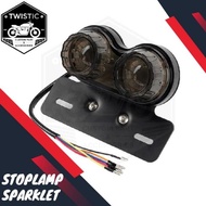 STOPLAMP SPARKLET LAMPU BELAKANG MOTOR KAWASAKI W175 CB HARLEY TRIUMPH