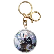 MANNENG | Anime Keychain Nier Automata 2B Crystal Pendant