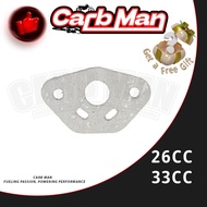 10PCS Carburetor Gasket TL23 TL26 TU26 26cc 33cc 2 Stroke Engine