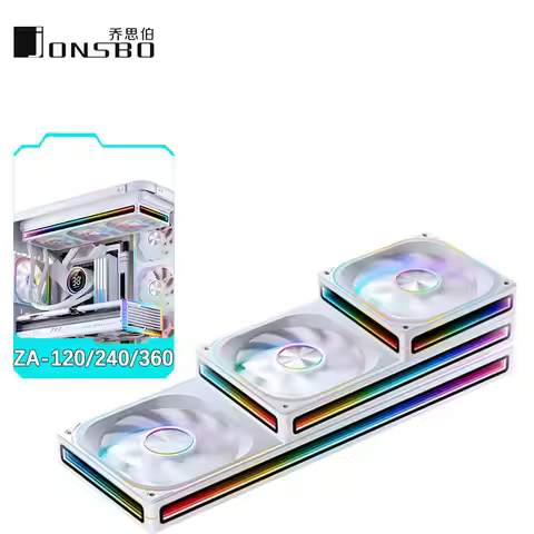 JONSBO ZA-120/240/360 ARGB 12/24/36CM chassis fan Motherboard lighting synchronization/Aluminum Name