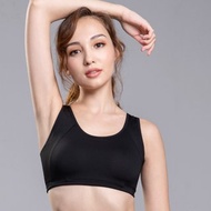 可蘭霓Clany MIT獲獎顯瘦涼感防震 M-2XL運動內衣 經典黑6965-63