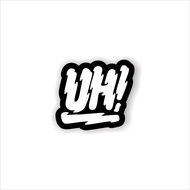 UH STICKERS INDONESIA BRAND DISTRO STICKERS