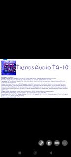 Trends TA 10.1 amplifier 擴音機