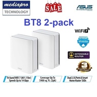 ASUS ZenWiFi BT8 2-pack BE14000 Tri-band WiFi 7 Dual 2.5G  (Pack of 2) - 3 Yrs Asus SG Warranty