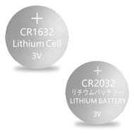 CR1632 CR2032 Lithium Coin Cell Battery Selfie Stick Watch Gadget Remote Control Key Fob Calculator 