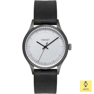 TSOVET Watch CO220110-40 / Unisex Watch / JPT-CO36 / Minimalist / 36mm / Leather Strap / Silver Blac