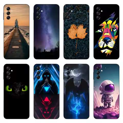 For Samsung Galaxy A14 A34 A54 5G Case Silicone Soft TPU black for Samsung Galaxy A54 5G Phone Cover