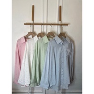 KEMEJA Smile shimmer glitter shirt