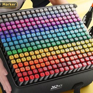 24/36/48/60/80/120/168/262 Colors Drawing Markers Dual Tip Permanent Art Sketch Markers For Illustra