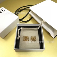 1: 1 Original Standard AAA+LOE * Ruyi Knot Chinese Knot Square Earrings Female Glossy Hollow Earring