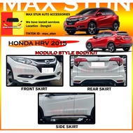 HONDA HRV 2015-2018 MDL STYLE FULLSET BODYKIT BUMPER SKIRT LIP CAR BODY KIT MD FRONT SKIRT SIDE SKIR