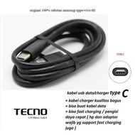 100% original (black) Usb type C charger cable tecno camon 20 CK6 CK6n - camon 20 pro CK7n - 20 pro 